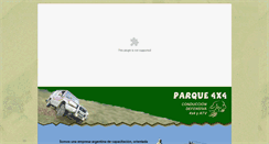 Desktop Screenshot of parque4x4.com.ar